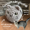 Bizzle Buddies Custom Cat Crochet Plushie