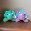 Bizzle Buddies Crochet Triceratops Plushie