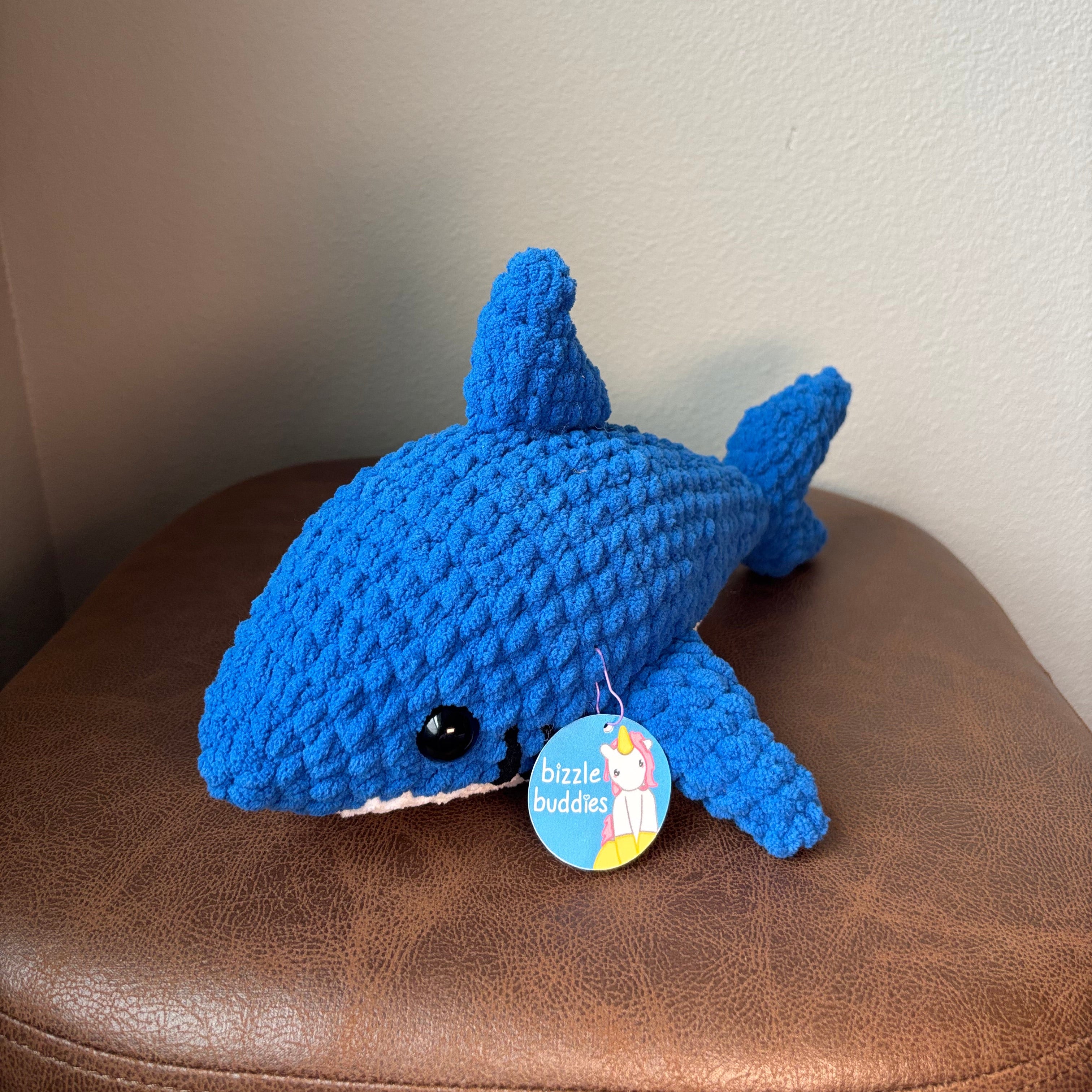 Bizzle Buddies Crochet Shark Plushie