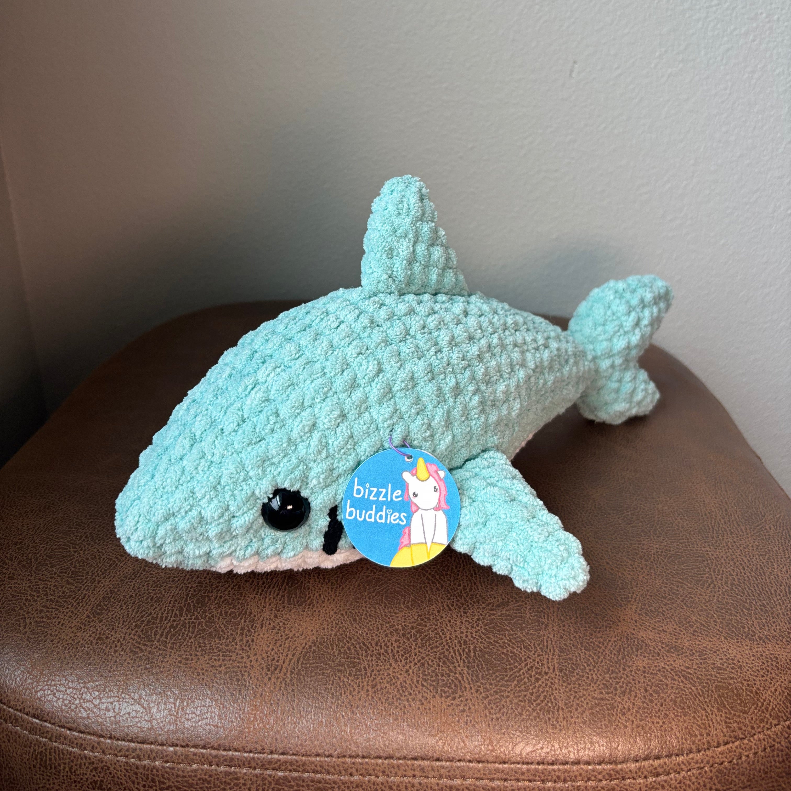 Bizzle Buddies Crochet Shark Plushie
