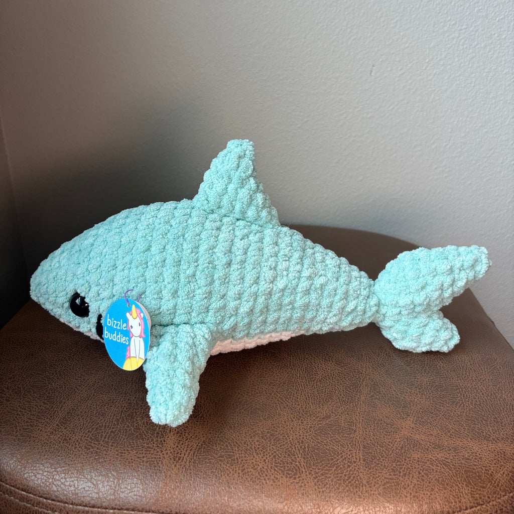 Bizzle Buddies Crochet Shark Plushie